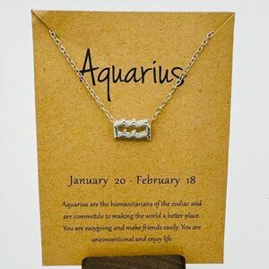 Silver Aquarius Necklace - NWT